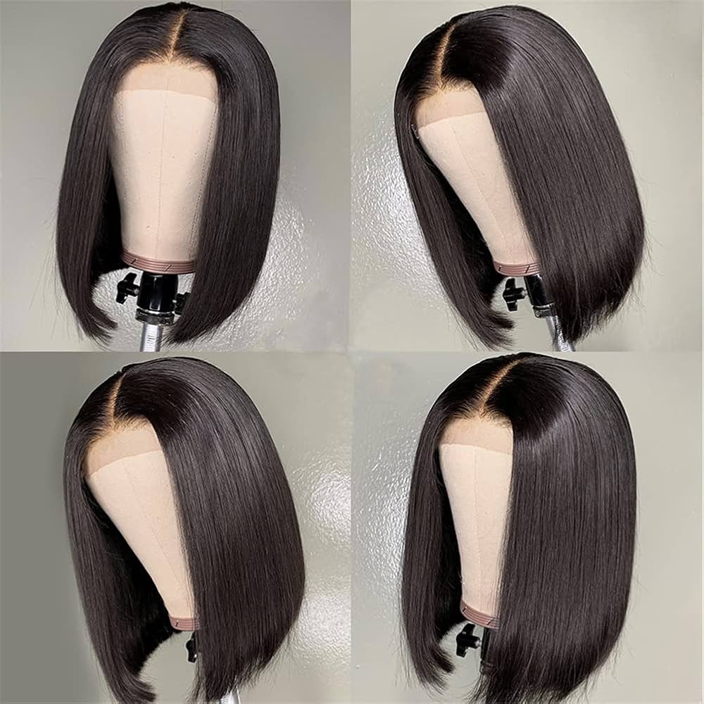 8” 2*6 Vietnamese SDD Bob Wig 100% human hair