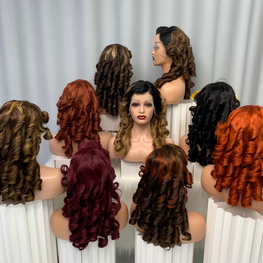 Big Bouncy curl 100% Human hair Brazilian human hair wig