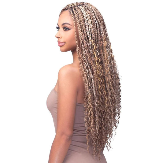 Bobbi Boss Synthetic Pre-Looped Crochet Braids - 3X Boho Box Braid 24"